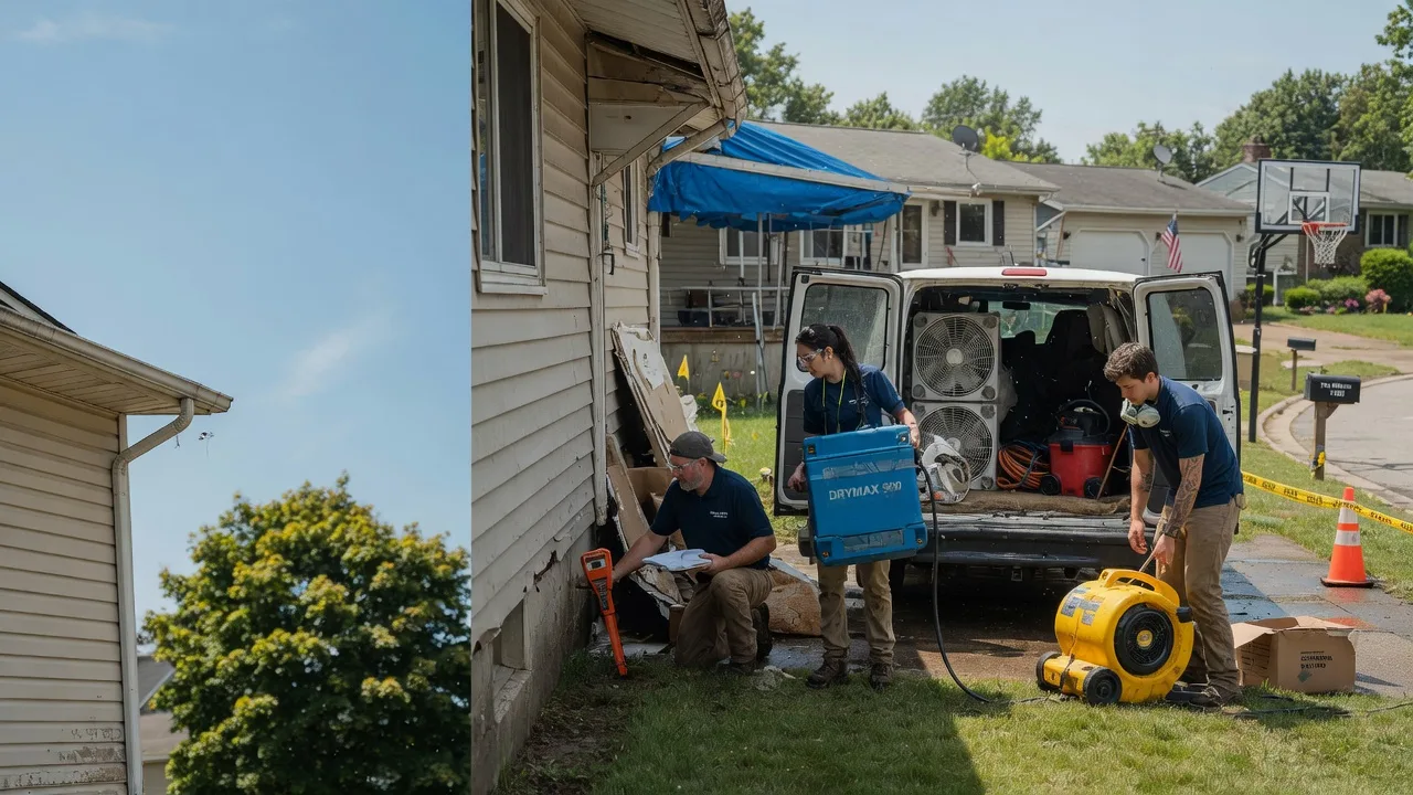 Ceiling Leak Cleanup in Depew, OK near me