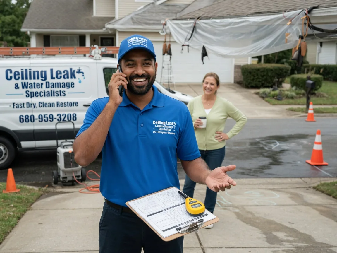 Ceiling Leak Cleanup Depew, OK FAQs